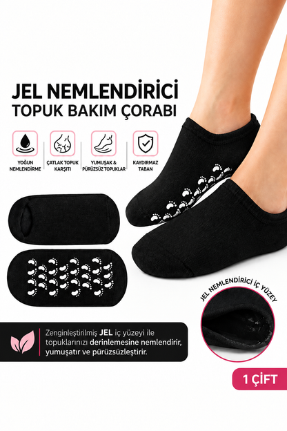 Jel ayak bakım çorabı.
