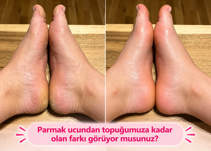 Jel ayak bakım çorabı.